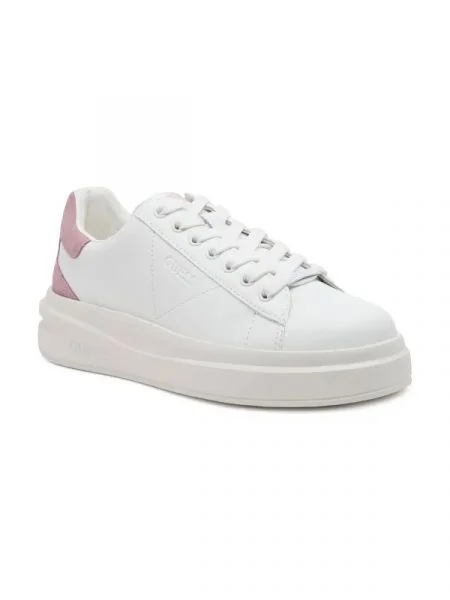 Guess De piele sneakers LADY ELBINA alb