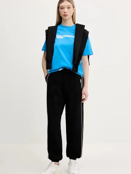 Karl Lagerfeld Jeans T-Shirt niebieski