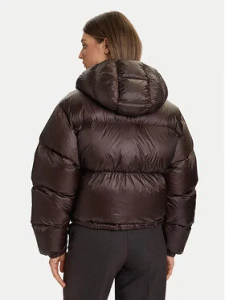 Tommy Hilfiger Pūkinė striukė ruda