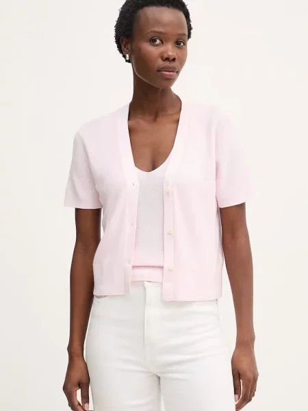 Calvin Klein Jeans cardigan pentru femei din roz