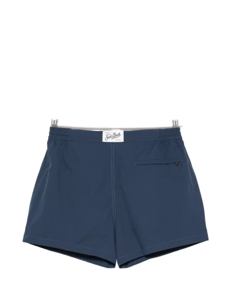 Slip de baie Mc2 Saint Barth cu autograf albastru