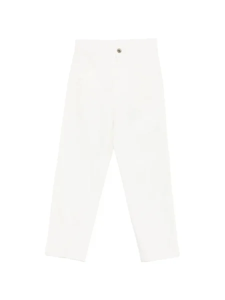 Pantaloni Eleventy alb