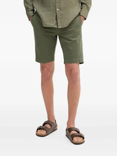 Pantaloni scurți Hackett din țesătură twill verde