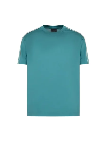Koszulka Emporio Armani z krótkim rękawem zielona