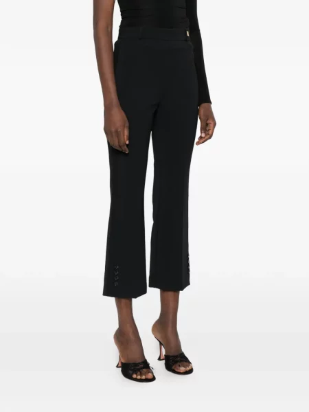 Cropp pantaloni Elisabetta Franchi cu autograf negru