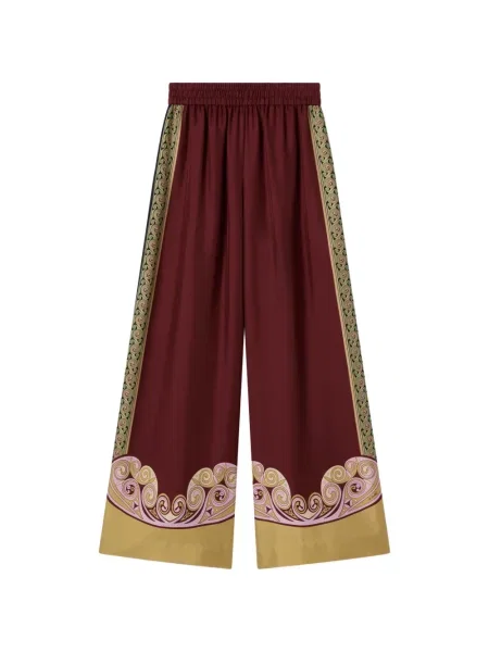 Pantaloni palazzo La Doublej roșu