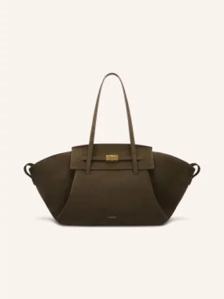 Shopper kabelka Demellier hnědá