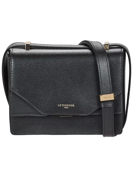 Crossbody torbica Le Tanneur črna