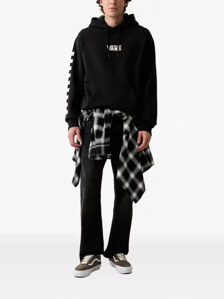 Hanorac cu glugă Vans cu imagine negru