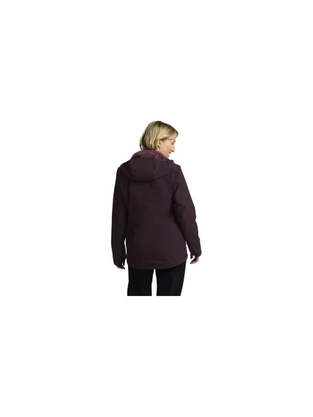 Geacă Jack Wolfskin bordo