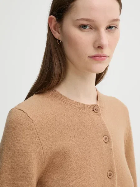 A.P.C. gyapjú kardigán cardigan mila barna