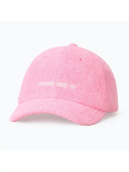 Czapka z daszkiem Rip Curl Mixed Terry Cap różowa
