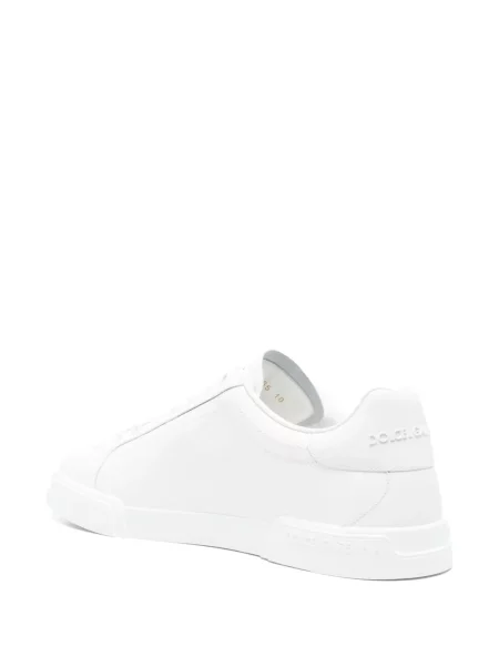 Sneakerși Dolce & Gabbana din piele alb