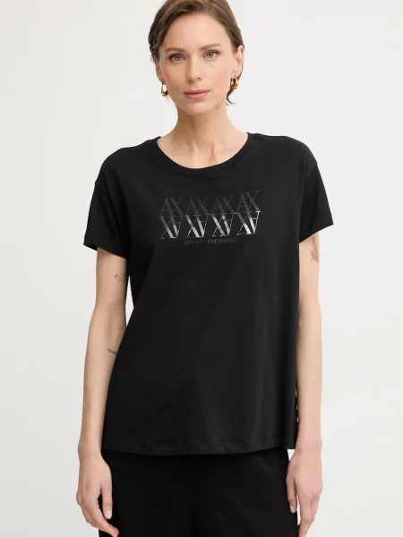 Armani Exchange tričko černé
