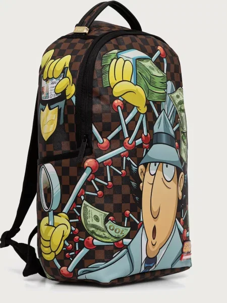 Sprayground rucsac INSPECTOR GADGET maro