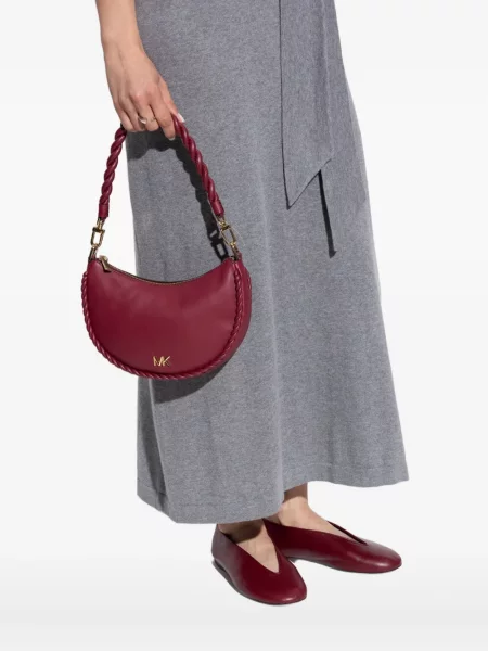 Portofel Michael Michael Kors cu imprimeu geometric roșu