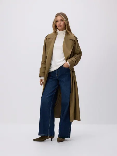 Reserved Широкі джинси темно-синій сині