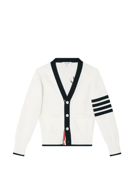 Kardigan dziecięcy Thom Browne biały