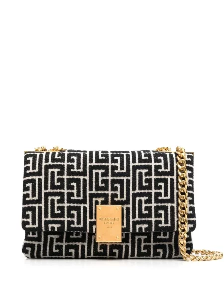 Torebka crossbody Balmain bez fiszbin czarna