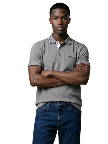 Риза Boss бяло