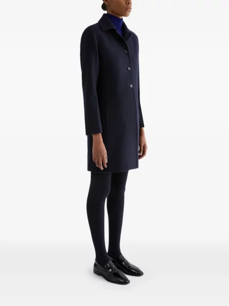 Lung palton Jil Sander albastru
