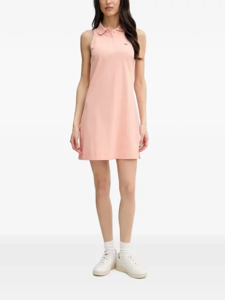Rochie mini Lacoste fără mâneci roz