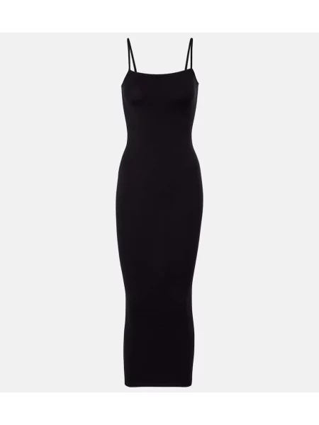 Rochie midi Wolford până la genunchi de costum negru