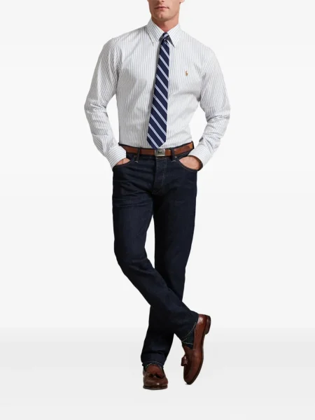 Șapcă Polo Ralph Lauren cu broderie din țesătură twill în carouri albastru