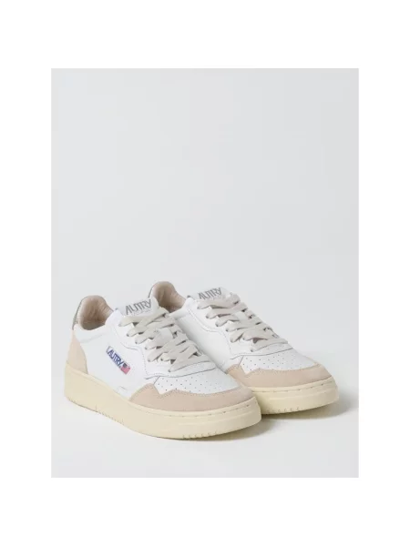 Sneakersy Autry skórzane białe