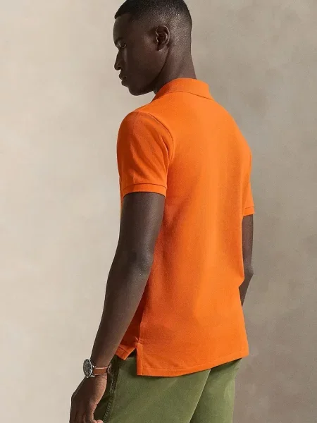 Polo Ralph Lauren Pánske polo tričko oranžová