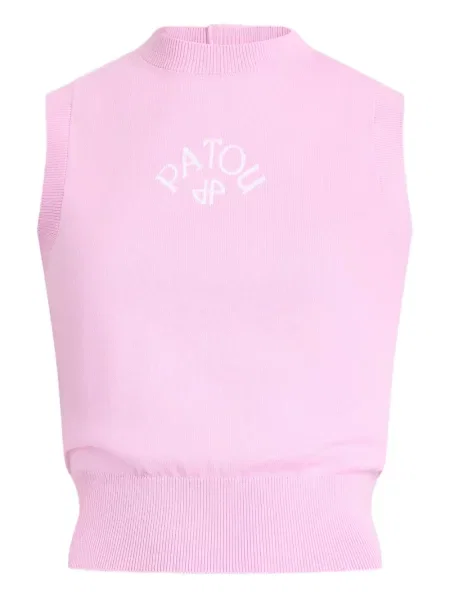 Top Patou bez rukava ružičasta