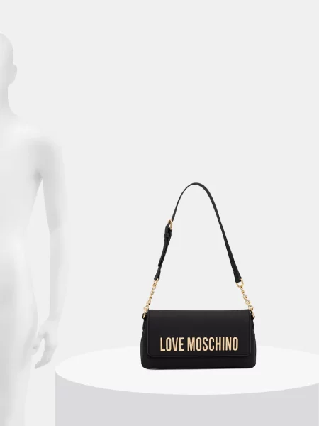 Кожаная сумка Love Moschino