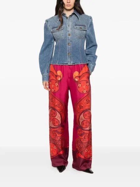 Pantaloni La Doublej roz