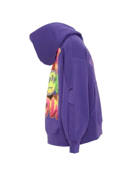 Bluza z kapturem dziecięca Barrow fioletowa