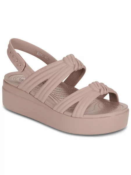 Sandale Crocs s punim potplatom bež