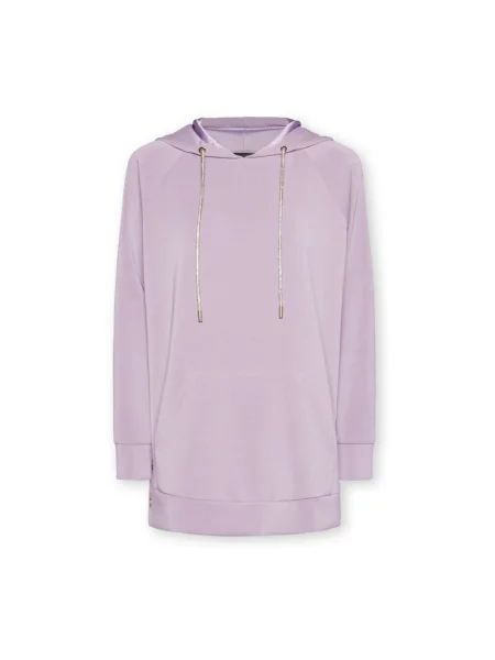 Bluza z kapturem Elena Miro' z kapturem fioletowa