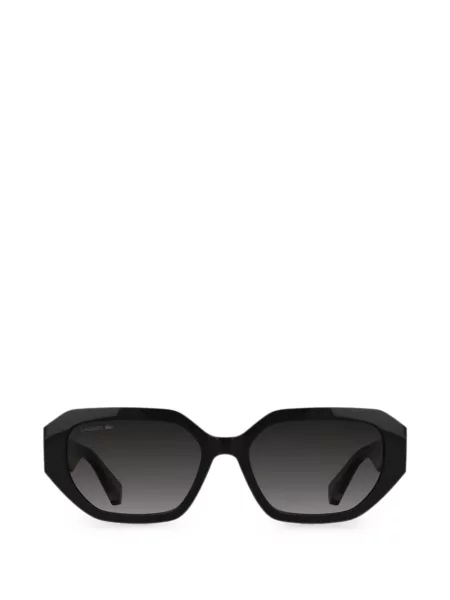 Ochelari de soare Lacoste cu imprimeu geometric negru