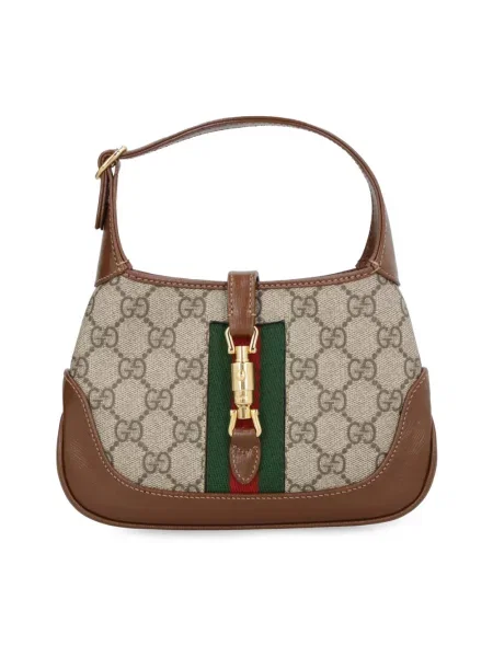 Torebka Gucci Jackie skórzana beżowa