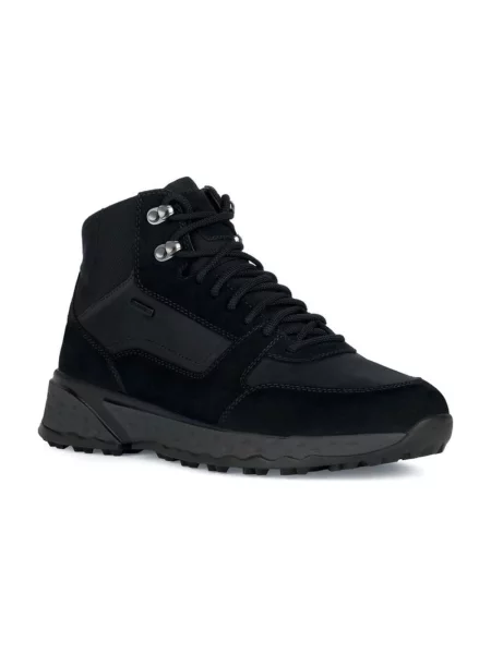 Sneakersy Geox zamszowe czarne
