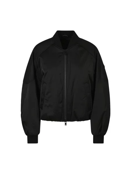 Satynowy kurtka bomber Moose Knuckles czarny