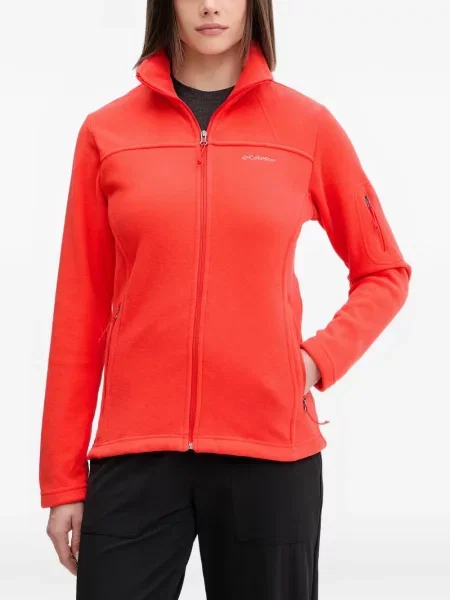 Hanorac din fleece Columbia din fleece roșu