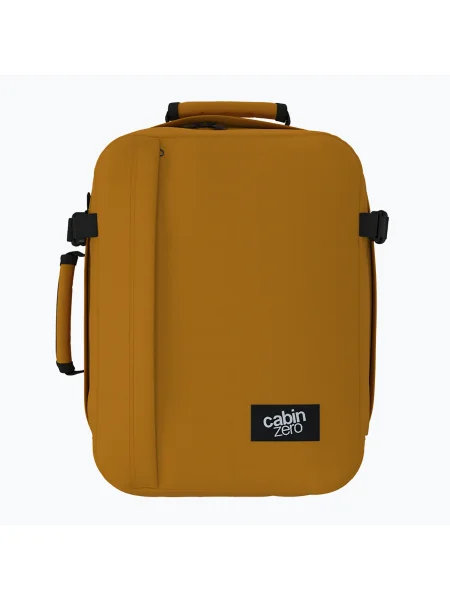 CabinZero Classic Tech 28 l chill túra hátizsák. Méret: 28 l narancssárga
