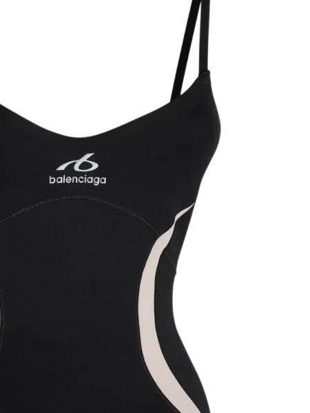 Salopetă Balenciaga cu imagine negru