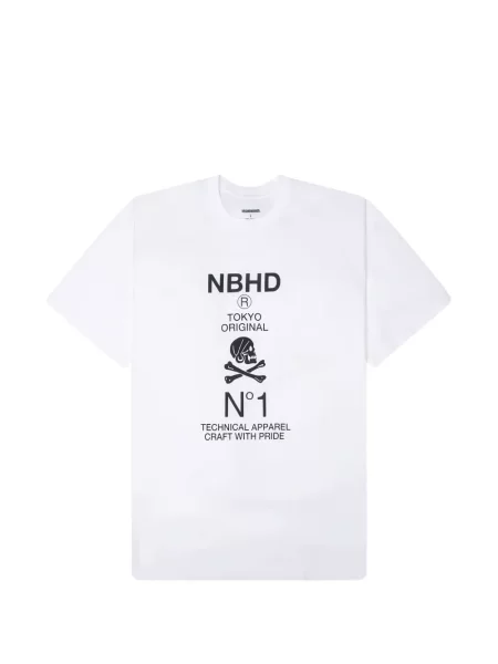 Tricou Neighborhood cu imagine alb