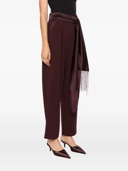 Pantaloni Imperial cu franjuri violet