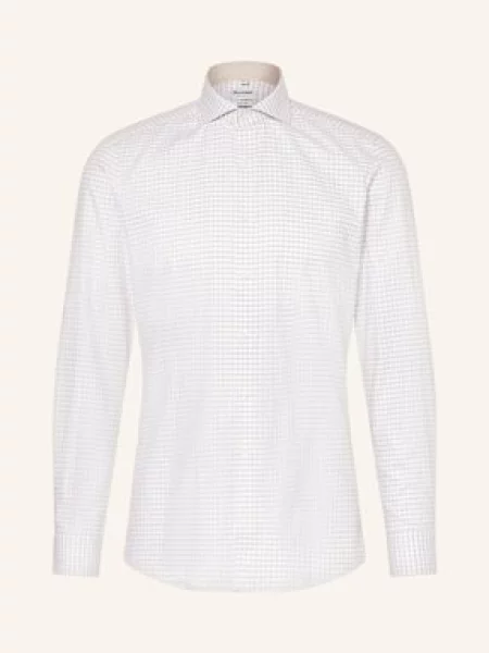 Olymp Košile Level Five Body Fit krémová béžová