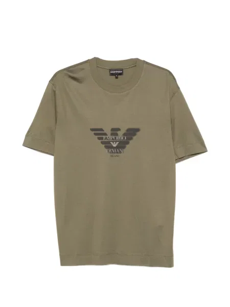 Tricou Emporio Armani cu imagine verde