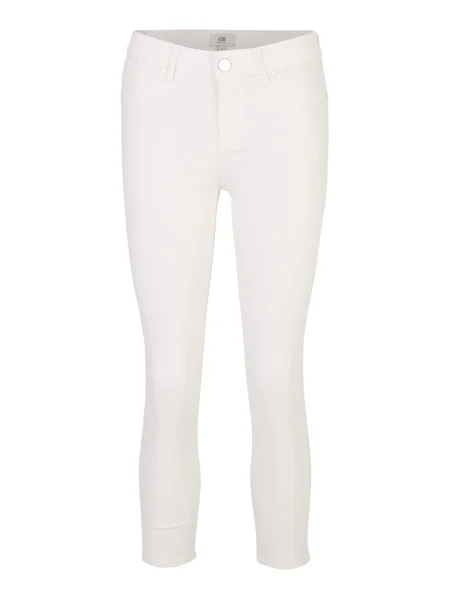 River Island Petite Džíny džínovina bílá