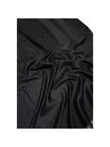 Armani Exchange șal pentru femei cu vâscoză negru
