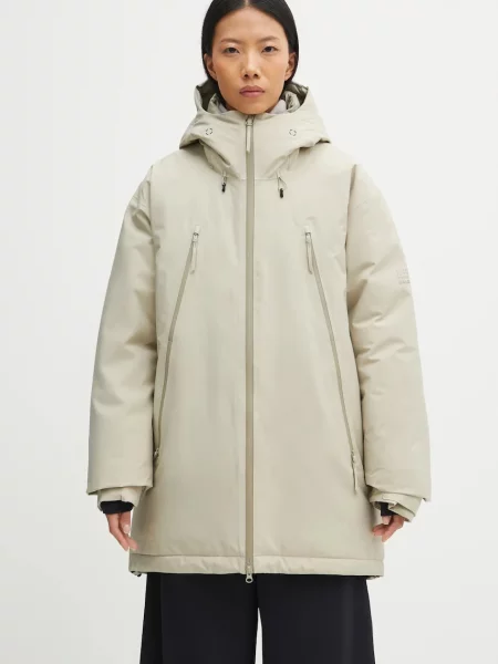 Maison Margiela geacă de puf x Salomon bej